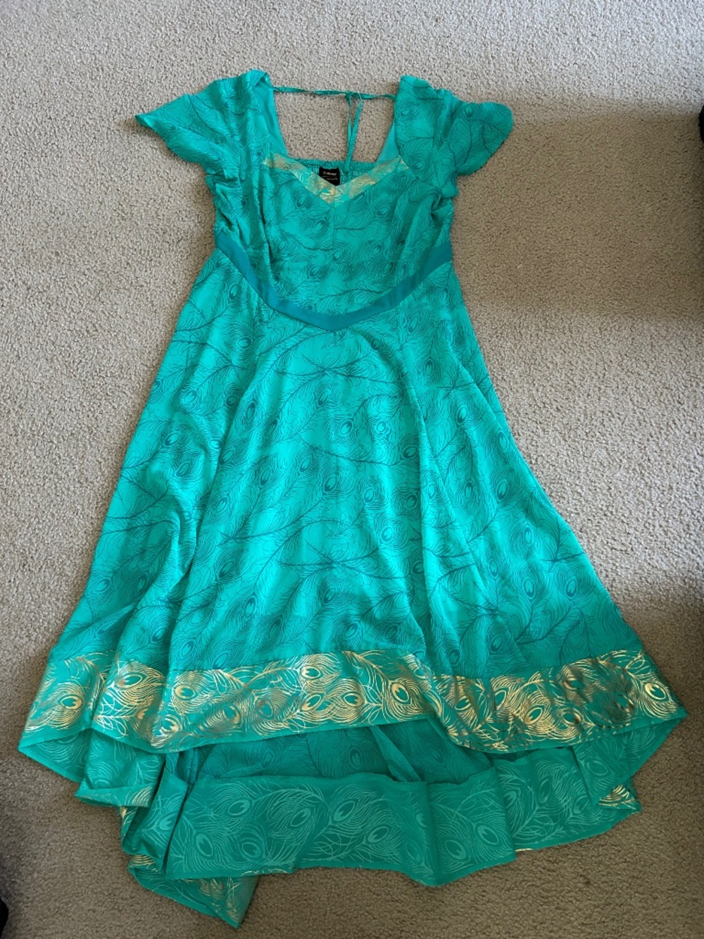 Princess Jasmine High-Low Maxi Dress Sz 0 (Large 12) by Her Universe/Torrid